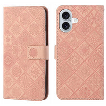 Load image into Gallery viewer, Ethnic Style Embossed Pattern Leather Phone Case, For iPhone 17e / 16e, For iPhone 16 Pro Max, For iPhone 16 Pro, For iPhone 16 Plus, For iPhone 16, For iPhone 15 Pro Max