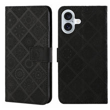 Load image into Gallery viewer, Ethnic Style Embossed Pattern Leather Phone Case, For iPhone 17e / 16e, For iPhone 16 Pro Max, For iPhone 16 Pro, For iPhone 16 Plus, For iPhone 16, For iPhone 15 Pro Max