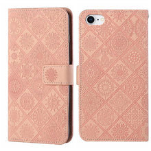 Load image into Gallery viewer, Ethnic Style Embossed Pattern Leather Phone Case, For iPhone 17e / 16e, For iPhone 16 Pro Max, For iPhone 16 Pro, For iPhone 16 Plus, For iPhone 16, For iPhone 15 Pro Max