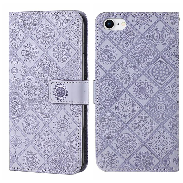 Ethnic Style Embossed Pattern Leather Phone Case, For iPhone 17e / 16e, For iPhone 16 Pro Max, For iPhone 16 Pro, For iPhone 16 Plus, For iPhone 16, For iPhone 15 Pro Max