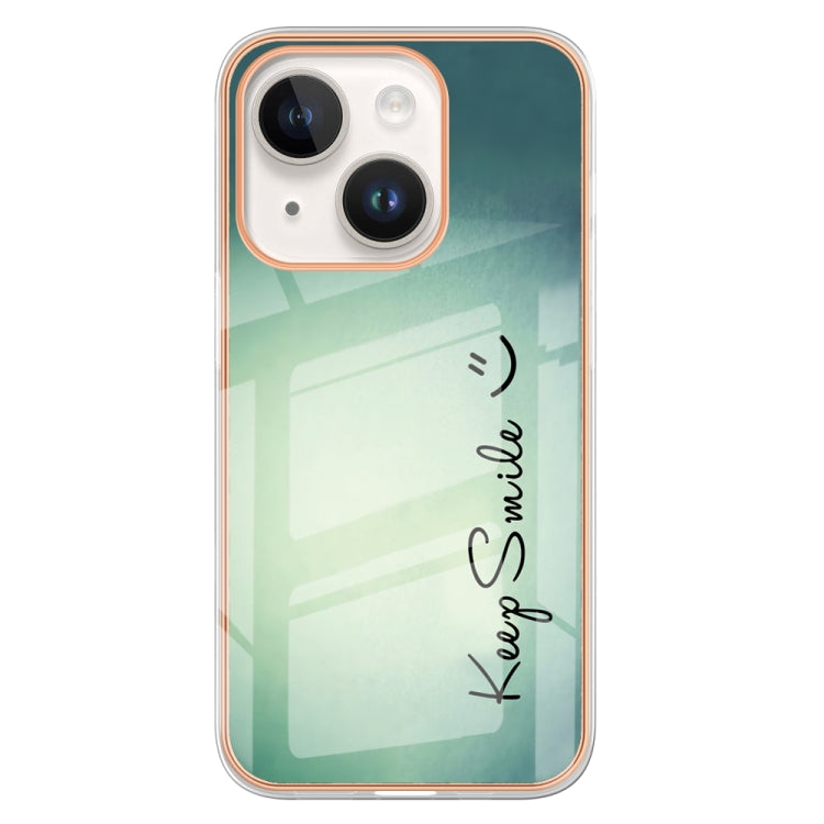Electroplating Marble Dual-side IMD Phone Case, For iPhone 15 Plus, For iPhone 15, For iPhone 14 Plus, For iPhone 14, For iPhone 14 Pro, For iPhone 14 Pro Max