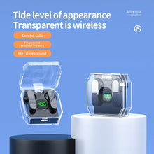 Load image into Gallery viewer, K30 Transparent Capsule Digital Display Touch Control Bluetooth Earphones, K30