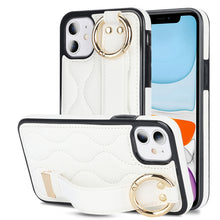 Load image into Gallery viewer, Non-slip Full Coverage Ring PU Phone Case with Wristband, For iPhone 12 Pro / 12, For iPhone 12 Pro Max, For iPhone 12 mini, For iPhone 11 Pro Max, For iPhone 11, For iPhone 11 Pro