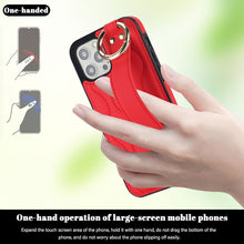 Load image into Gallery viewer, Non-slip Full Coverage Ring PU Phone Case with Wristband, For iPhone 12 Pro / 12, For iPhone 12 Pro Max, For iPhone 12 mini, For iPhone 11 Pro Max, For iPhone 11, For iPhone 11 Pro