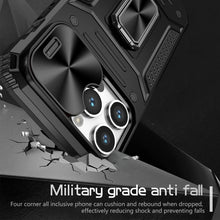 Load image into Gallery viewer, Camshield Robot TPU Hybrid PC Phone Case, For iPhone 15 Pro, For iPhone 15 Plus, For iPhone 15, For iPhone 14 Plus, For iPhone 14, For iPhone 14 Pro, For iPhone 14 Pro Max, For iPhone 13 Pro Max