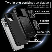 Load image into Gallery viewer, Camshield Robot TPU Hybrid PC Phone Case, For iPhone 15 Pro, For iPhone 15 Plus, For iPhone 15, For iPhone 14 Plus, For iPhone 14, For iPhone 14 Pro, For iPhone 14 Pro Max, For iPhone 13 Pro Max