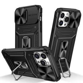 Camshield Robot TPU Hybrid PC Phone Case, For iPhone 13 Pro, For iPhone 13, For iPhone 12 / 12 Pro, For iPhone 12 Pro Max