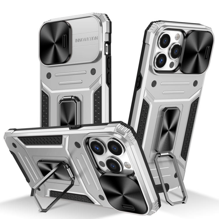Camshield Robot TPU Hybrid PC Phone Case, For iPhone 15 Pro, For iPhone 15 Plus, For iPhone 15, For iPhone 14 Plus, For iPhone 14, For iPhone 14 Pro, For iPhone 14 Pro Max, For iPhone 13 Pro Max
