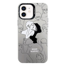 Load image into Gallery viewer, Electroplated Silver Series PC Protective Phone Case, For iPhone 12 Pro, For iPhone 11