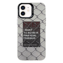 Load image into Gallery viewer, Electroplated Silver Series PC Protective Phone Case, For iPhone 12 Pro, For iPhone 11
