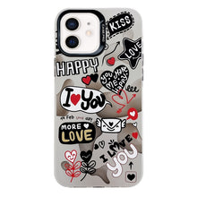 Load image into Gallery viewer, Electroplated Silver Series PC Protective Phone Case, For iPhone 12, For iPhone 12 Pro Max