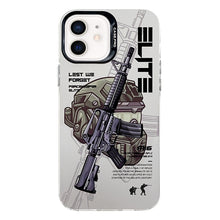 Load image into Gallery viewer, Electroplated Silver Series PC Protective Phone Case, For iPhone 12, For iPhone 12 Pro Max