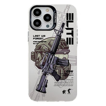 Load image into Gallery viewer, Electroplated Silver Series PC Protective Phone Case, For iPhone 12 Pro, For iPhone 11