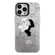 Load image into Gallery viewer, Electroplated Silver Series PC Protective Phone Case, For iPhone 12, For iPhone 12 Pro Max