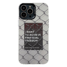 Load image into Gallery viewer, Electroplated Silver Series PC Protective Phone Case, For iPhone 12, For iPhone 12 Pro Max