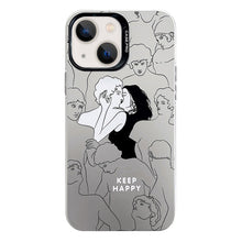 Load image into Gallery viewer, Electroplated Silver Series PC Protective Phone Case, For iPhone 13 Pro, For iPhone 13