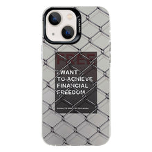 Load image into Gallery viewer, Electroplated Silver Series PC Protective Phone Case, For iPhone 13 Pro, For iPhone 13