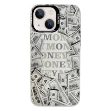 Load image into Gallery viewer, Electroplated Silver Series PC Protective Phone Case, For iPhone 15 Plus, For iPhone 15