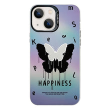 Load image into Gallery viewer, Electroplated Silver Series PC Protective Phone Case, For iPhone 15 Plus, For iPhone 15