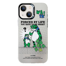 Load image into Gallery viewer, Electroplated Silver Series PC Protective Phone Case, For iPhone 15 Plus, For iPhone 15