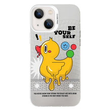 Load image into Gallery viewer, Electroplated Silver Series PC Protective Phone Case, For iPhone 15 Plus, For iPhone 15