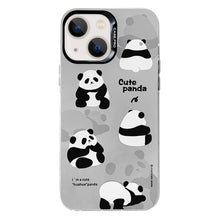 Load image into Gallery viewer, Electroplated Silver Series PC Protective Phone Case, For iPhone 15 Plus, For iPhone 15