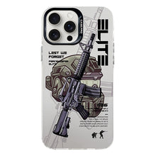 Load image into Gallery viewer, Electroplated Silver Series PC Protective Phone Case, For iPhone 16 Pro Max, For iPhone 16 Pro