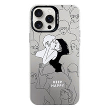 Load image into Gallery viewer, Electroplated Silver Series PC Protective Phone Case, For iPhone 16 Pro Max, For iPhone 16 Pro