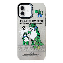 Load image into Gallery viewer, Electroplated Silver Series PC Protective Phone Case, For iPhone 16 Plus, For iPhone 16