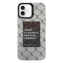 Load image into Gallery viewer, Electroplated Silver Series PC Protective Phone Case, For iPhone 16 Plus, For iPhone 16