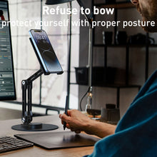 Load image into Gallery viewer, R-JUST HZ40 Mechanical Lift Tablet Desktop Stand, HZ40