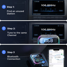Load image into Gallery viewer, JOYROOM JR-CCB01 48W Dual-Mic Car Wireless FM Transmitter, JR-CCB01