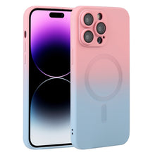 Load image into Gallery viewer, Liquid TPU Silicone Gradient MagSafe Phone Case, For iPhone 16, For iPhone 15 Pro Max, For iPhone 15 Pro, For iPhone 15 Plus, For iPhone 15