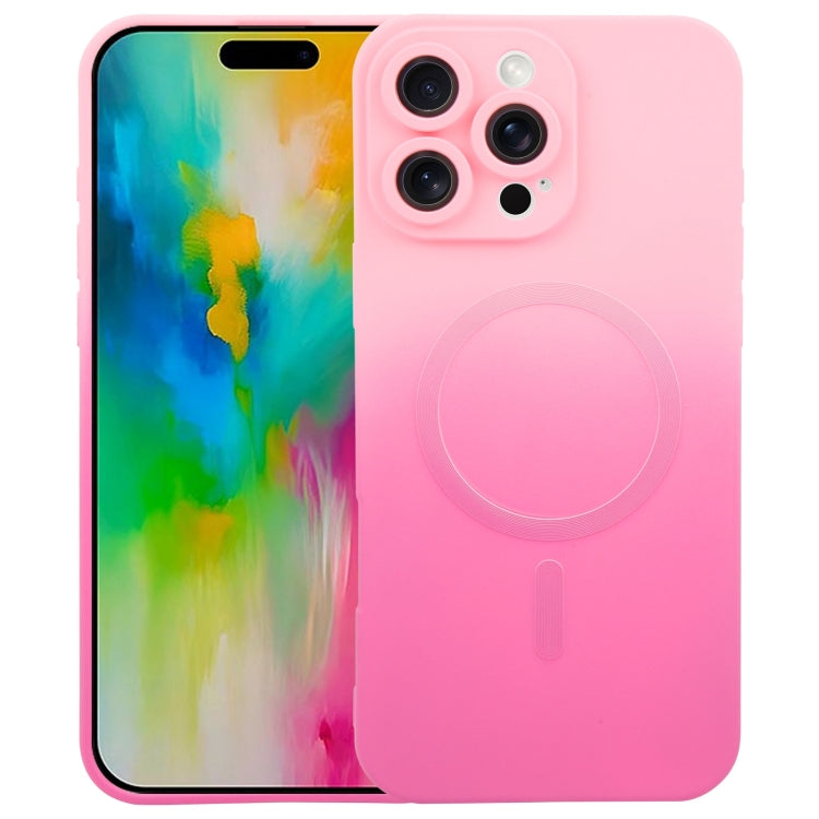Liquid TPU Silicone Gradient MagSafe Phone Case, For iPhone 17e / 16e, For iPhone 17 Pro Max, For iPhone 17 Pro, For iPhone 17, For iPhone Air, For iPhone 16 Pro Max, For iPhone 16 Pro, For iPhone 16 Plus