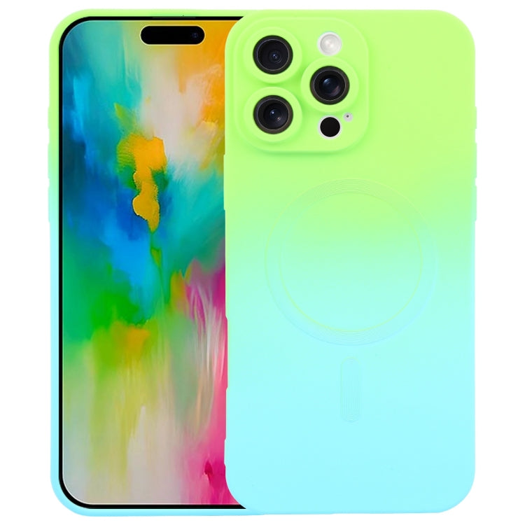 Liquid TPU Silicone Gradient MagSafe Phone Case, For iPhone 17e / 16e, For iPhone 17 Pro Max, For iPhone 17 Pro, For iPhone 17, For iPhone Air, For iPhone 16 Pro Max, For iPhone 16 Pro, For iPhone 16 Plus