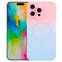 Load image into Gallery viewer, Liquid TPU Silicone Gradient MagSafe Phone Case, For iPhone 17e / 16e, For iPhone 17 Pro Max, For iPhone 17 Pro, For iPhone 17, For iPhone Air, For iPhone 16 Pro Max, For iPhone 16 Pro, For iPhone 16 Plus