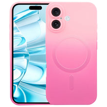 Load image into Gallery viewer, Liquid TPU Silicone Gradient MagSafe Phone Case, For iPhone 17e / 16e, For iPhone 17 Pro Max, For iPhone 17 Pro, For iPhone 17, For iPhone Air, For iPhone 16 Pro Max, For iPhone 16 Pro, For iPhone 16 Plus