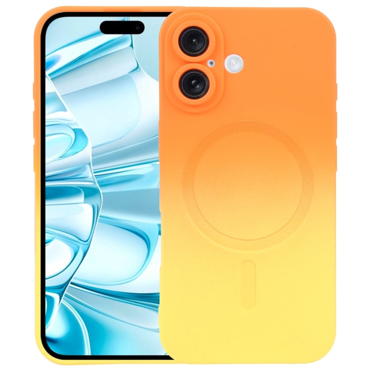 Liquid TPU Silicone Gradient MagSafe Phone Case, For iPhone 17e / 16e, For iPhone 17 Pro Max, For iPhone 17 Pro, For iPhone 17, For iPhone Air, For iPhone 16 Pro Max, For iPhone 16 Pro, For iPhone 16 Plus