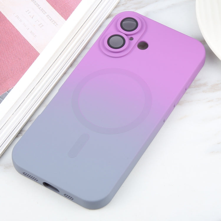 Liquid TPU Silicone Gradient MagSafe Phone Case, For iPhone 16, For iPhone 15 Pro Max, For iPhone 15 Pro, For iPhone 15 Plus, For iPhone 15