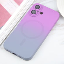 Load image into Gallery viewer, Liquid TPU Silicone Gradient MagSafe Phone Case, For iPhone 16, For iPhone 15 Pro Max, For iPhone 15 Pro, For iPhone 15 Plus, For iPhone 15