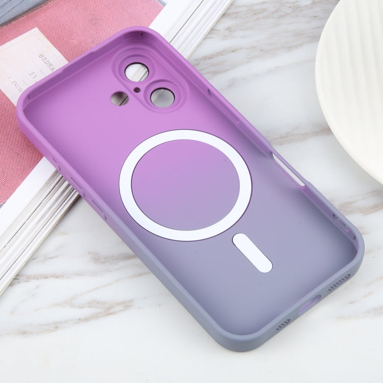 Liquid TPU Silicone Gradient MagSafe Phone Case, For iPhone 16, For iPhone 15 Pro Max, For iPhone 15 Pro, For iPhone 15 Plus, For iPhone 15