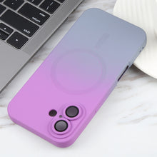 Load image into Gallery viewer, Liquid TPU Silicone Gradient MagSafe Phone Case, For iPhone 16, For iPhone 15 Pro Max, For iPhone 15 Pro, For iPhone 15 Plus, For iPhone 15