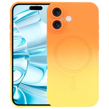 Load image into Gallery viewer, Liquid TPU Silicone Gradient MagSafe Phone Case, For iPhone 16, For iPhone 15 Pro Max, For iPhone 15 Pro, For iPhone 15 Plus, For iPhone 15