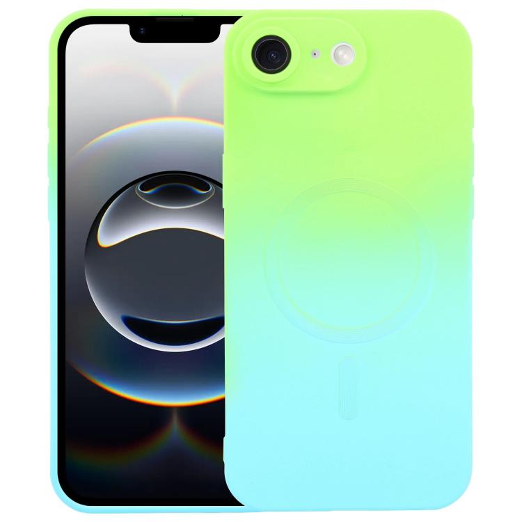 Liquid TPU Silicone Gradient MagSafe Phone Case, For iPhone 17e / 16e, For iPhone 17 Pro Max, For iPhone 17 Pro, For iPhone 17, For iPhone Air, For iPhone 16 Pro Max, For iPhone 16 Pro, For iPhone 16 Plus