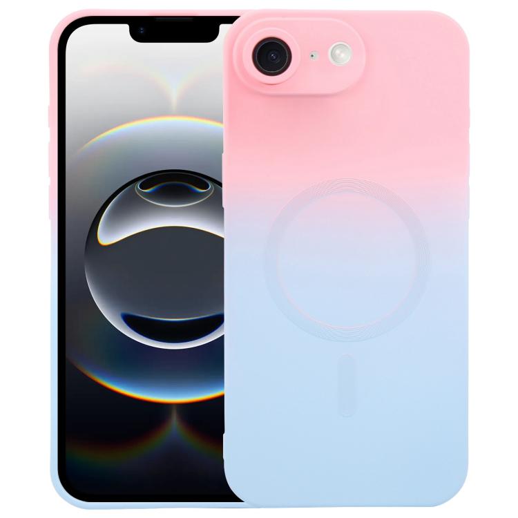 Liquid TPU Silicone Gradient MagSafe Phone Case, For iPhone 17e / 16e, For iPhone 17 Pro Max, For iPhone 17 Pro, For iPhone 17, For iPhone Air, For iPhone 16 Pro Max, For iPhone 16 Pro, For iPhone 16 Plus