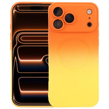 Load image into Gallery viewer, Liquid TPU Silicone Gradient MagSafe Phone Case, For iPhone 17e / 16e, For iPhone 17 Pro Max, For iPhone 17 Pro, For iPhone 17, For iPhone Air, For iPhone 16 Pro Max, For iPhone 16 Pro, For iPhone 16 Plus