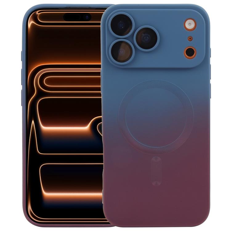 Liquid TPU Silicone Gradient MagSafe Phone Case, For iPhone 17e / 16e, For iPhone 17 Pro Max, For iPhone 17 Pro, For iPhone 17, For iPhone Air, For iPhone 16 Pro Max, For iPhone 16 Pro, For iPhone 16 Plus
