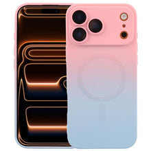 Load image into Gallery viewer, Liquid TPU Silicone Gradient MagSafe Phone Case, For iPhone 17e / 16e, For iPhone 17 Pro Max, For iPhone 17 Pro, For iPhone 17, For iPhone Air, For iPhone 16 Pro Max, For iPhone 16 Pro, For iPhone 16 Plus