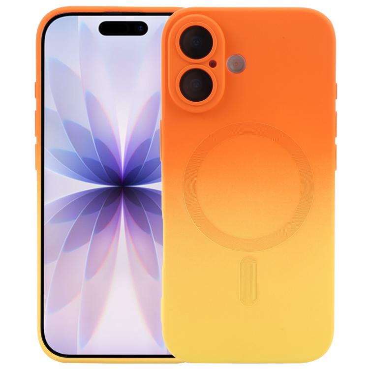 Liquid TPU Silicone Gradient MagSafe Phone Case, For iPhone 17e / 16e, For iPhone 17 Pro Max, For iPhone 17 Pro, For iPhone 17, For iPhone Air, For iPhone 16 Pro Max, For iPhone 16 Pro, For iPhone 16 Plus