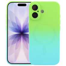 Load image into Gallery viewer, Liquid TPU Silicone Gradient MagSafe Phone Case, For iPhone 17e / 16e, For iPhone 17 Pro Max, For iPhone 17 Pro, For iPhone 17, For iPhone Air, For iPhone 16 Pro Max, For iPhone 16 Pro, For iPhone 16 Plus